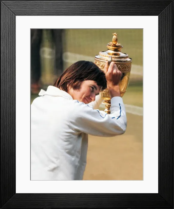 Framed Print : 1974 Wimbledon Champion Jimmy Connors Framed Print : 1974 Wimbledon Champion Jimmy Connors