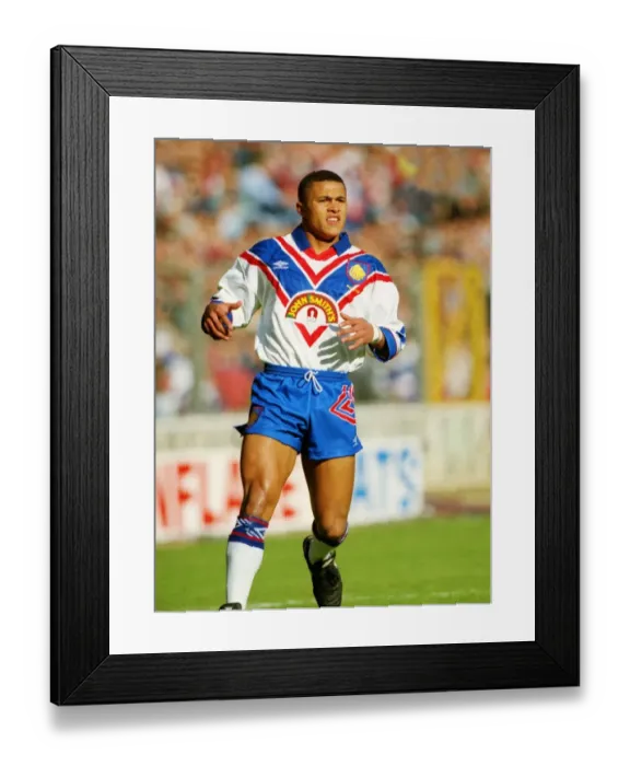 Framed Print : Jason Robinson on his Great Britain debut in 1993
