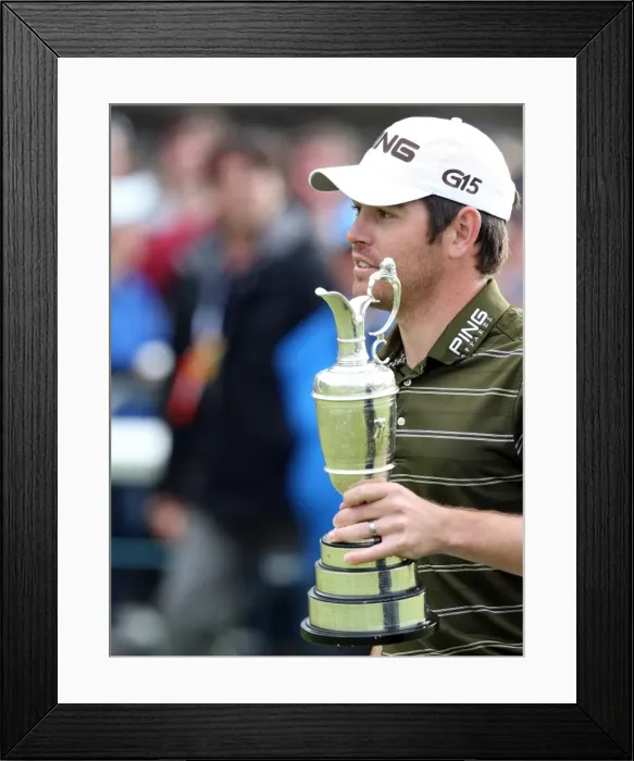 Framed Print : 2010 Open Champion Louis Oosthuizen