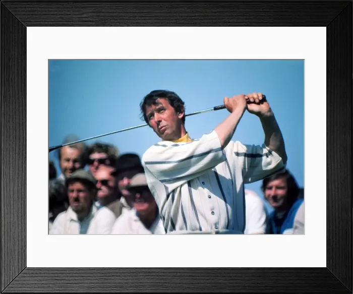 Framed Print : Joe Carr - Ireland. British Open Golf Championships 1971 Member of a record