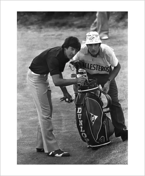 Seve Ballesteros at the 1976 Open