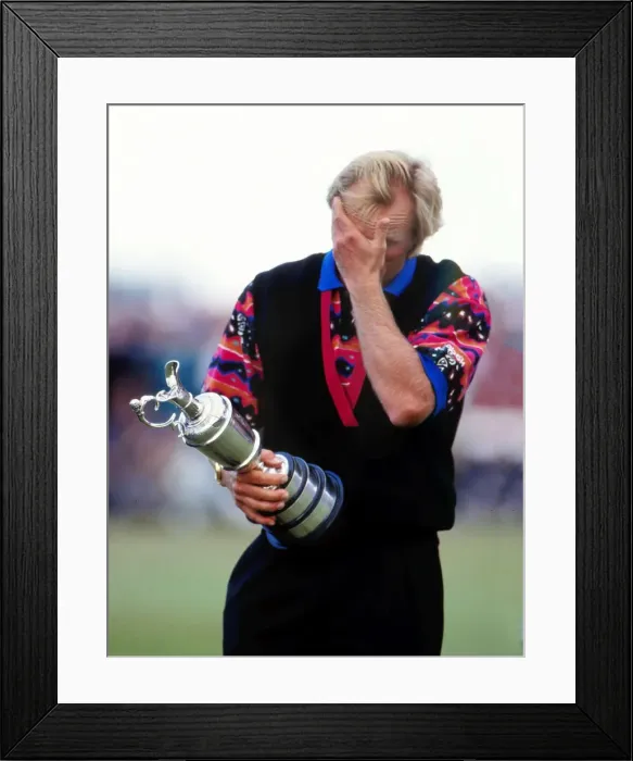 Framed Print : Greg Norman - 1993 Open Champion Framed Print : Greg Norman - 1993 Open Champion