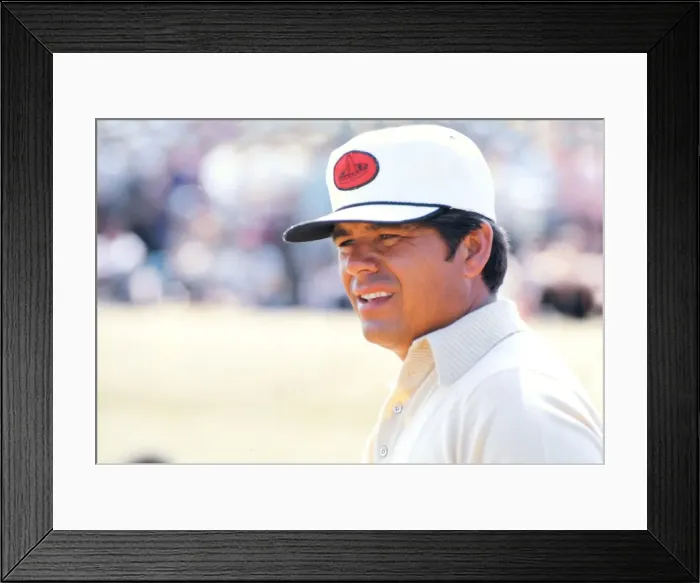 Framed Print : Lee Trevino at the 1972 Open Championship