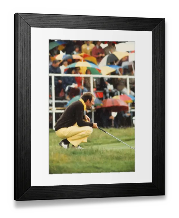 Framed Print : Tom Weiskopf on the way to winning the 1973 Open Framed Print : Tom Weiskopf on the way to winning the 1973 Open