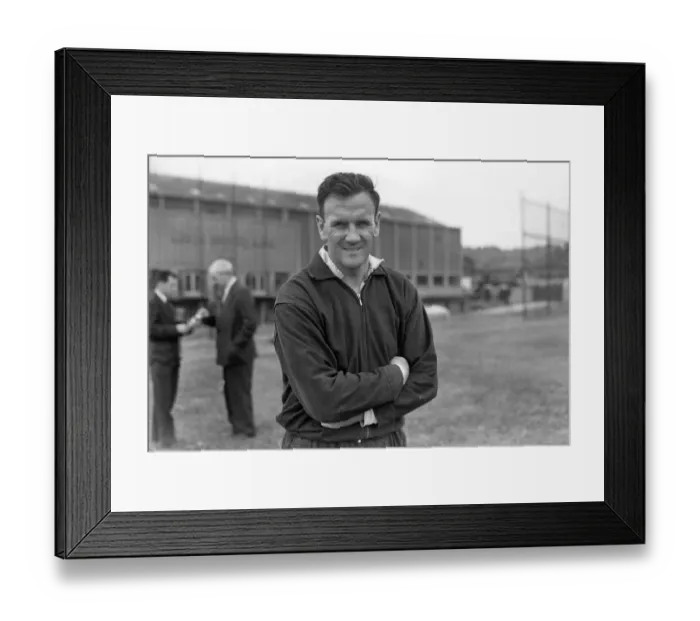 Framed Print : Don Revie - Leeds United manager - 1961 Framed Print : Don Revie - Leeds United manager - 1961