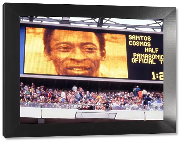 The scoreboard at Peles final game