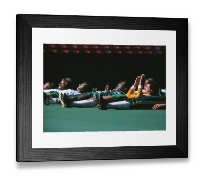 Framed Print : Pele trains at Giants Stadium in 1977 Framed Print : Pele trains at Giants Stadium in 1977
