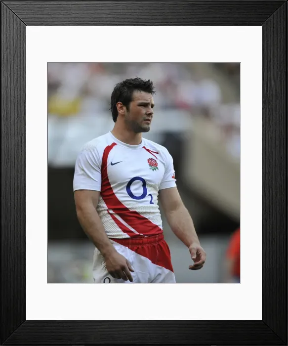 Framed Print : Ben Foden (Northampton Saints). England. England vs Barbarians played at