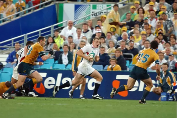 Mike Tindall on the ball during the 2003 World Cup Final