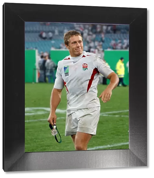 Jonny Wilkinson with his World Cup winners medal