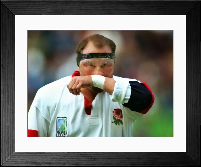 Framed Print : Brian Moore at the 1995 Rugby World Cup Framed Print : Brian Moore at the 1995 Rugby World Cup