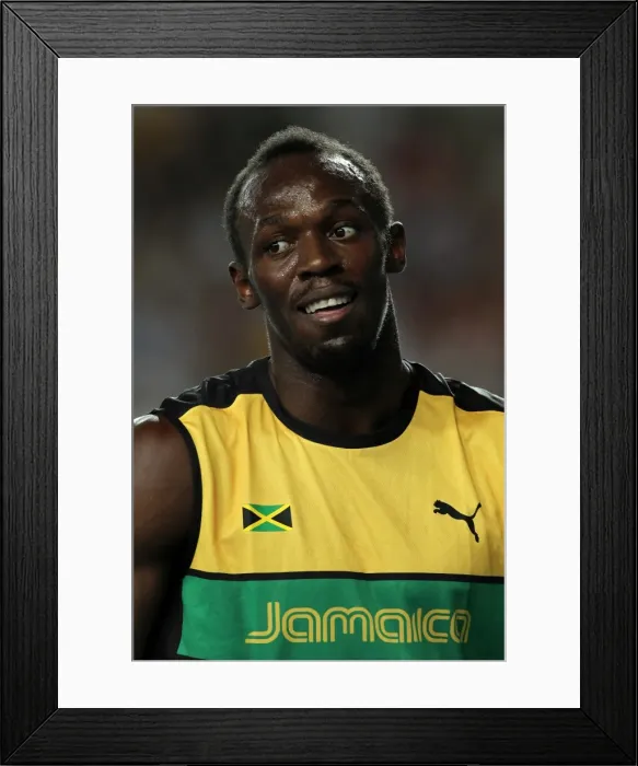 Framed Print : Usain Bolt at the 2011 World Championships Framed Print : Usain Bolt at the 2011 World Championships