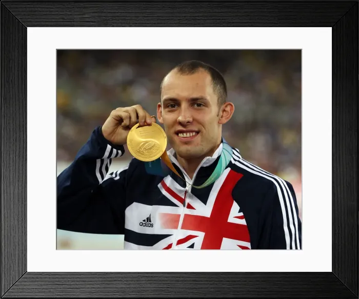 Framed Print : 400m hurdles World Champion Dai Greene