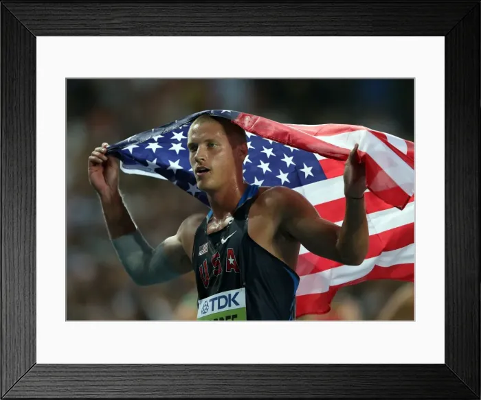 Framed Print : Decathlon World Champion Trey Hardee Framed Print : Decathlon World Champion Trey Hardee
