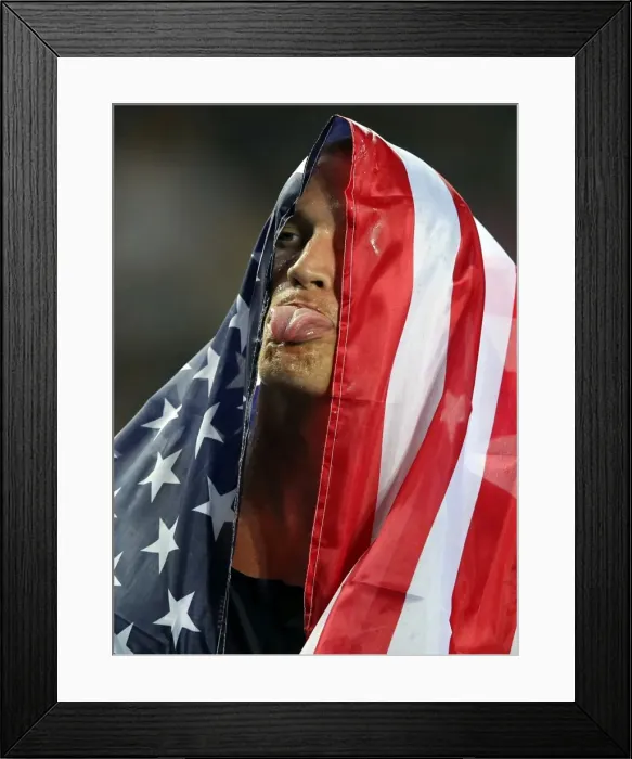 Framed Print : Decathlon World Champion Trey Hardee