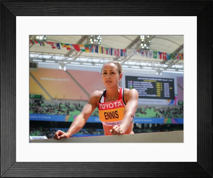 Framed Print : Jess Ennis - 2011 World Championship