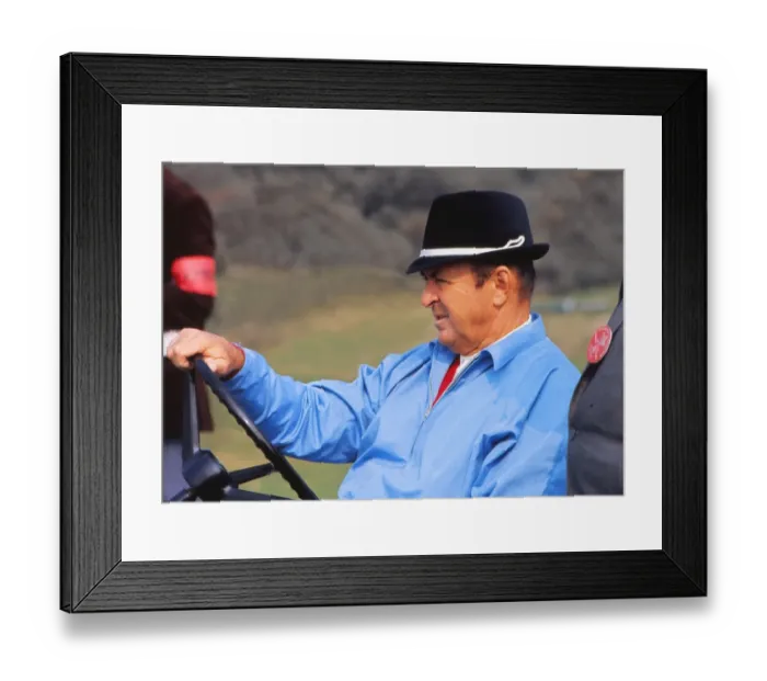 Framed Print : 1969 USA Ryder Cup captain Sam Snead Framed Print : 1969 USA Ryder Cup captain Sam Snead