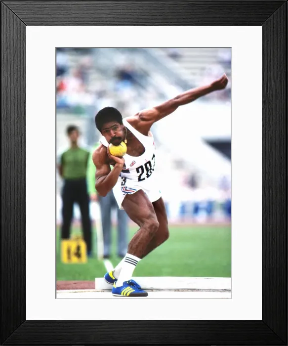 Framed Print : Daley Thompson at the 1980 Moscow Olympics Framed Print : Daley Thompson at the 1980 Moscow Olympics