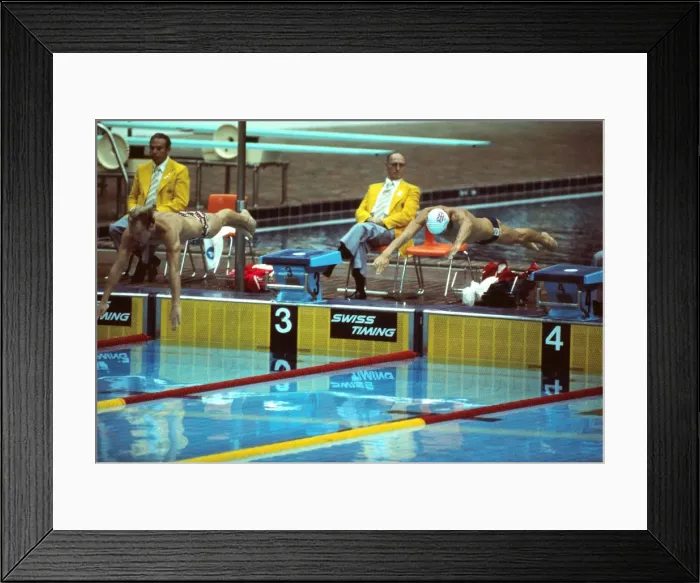 Framed Print : David Wilkie at the 1976 Montreal Olympics Framed Print : David Wilkie at the 1976 Montreal Olympics
