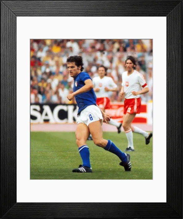 Framed Print : Fabio Capello at the 1974 World Cup Framed Print : Fabio Capello at the 1974 World Cup