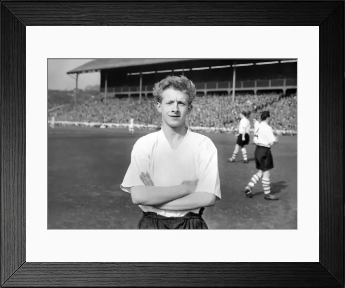 Framed Print : Denis Law - Huddersfield, 1957 Framed Print : Denis Law - Huddersfield, 1957
