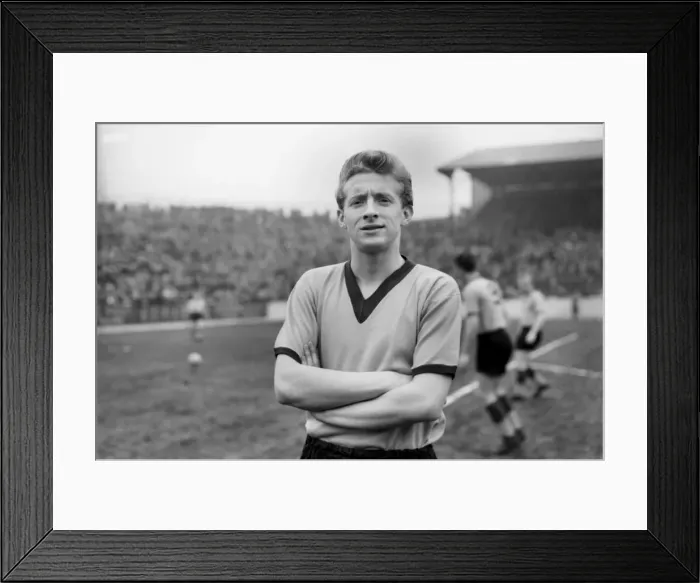 Framed Print : Denis Law makes his debut for Manchester City in 1960 Framed Print : Denis Law makes his debut for Manchester City in 1960