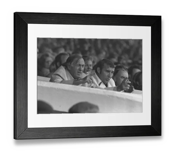Framed Print : Manchester City management duo Joe Mercer and Malcolm Allison Framed Print : Manchester City management duo Joe Mercer and Malcolm Allison