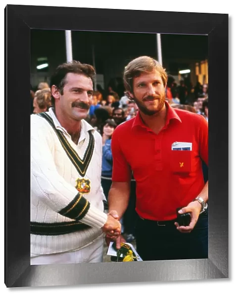 Dennis Lillee & Ian Botham during the 1981 Ashes