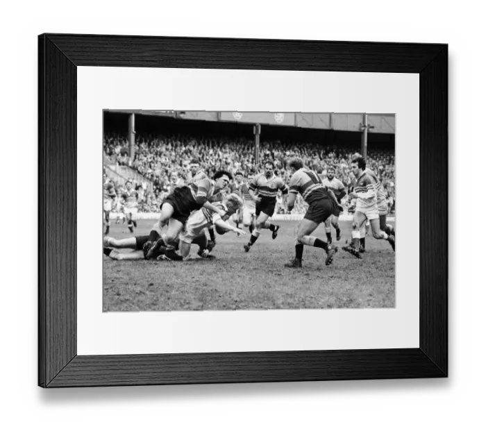 Framed Print : John Jeffrey of the Five Nations is tackled by the Overseas Unions Steve Cutler in 1986 Framed Print : John Jeffrey of the Five Nations is tackled by the Overseas Unions Steve Cutler in 1986