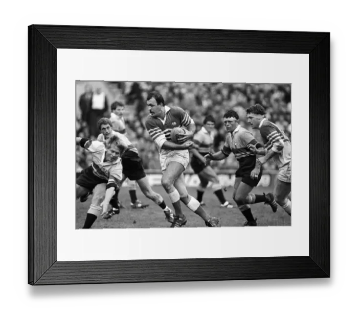 Framed Print : Laurent Rodriguez on the ball for the Five Nations Framed Print : Laurent Rodriguez on the ball for the Five Nations