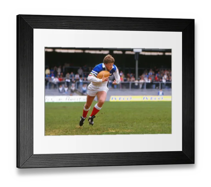 Framed Print : Terry Ringland plays for the Five Nations in 1986 Framed Print : Terry Ringland plays for the Five Nations in 1986