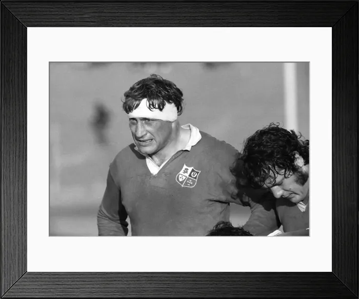 Framed Print : Willie John McBride - 1974 British Lions Tour to South Africa Framed Print : Willie John McBride - 1974 British Lions Tour to South Africa