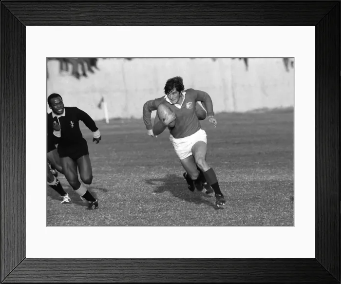Framed Print : Andy Irvine - 1974 British Lions Tour to South Africa Framed Print : Andy Irvine - 1974 British Lions Tour to South Africa