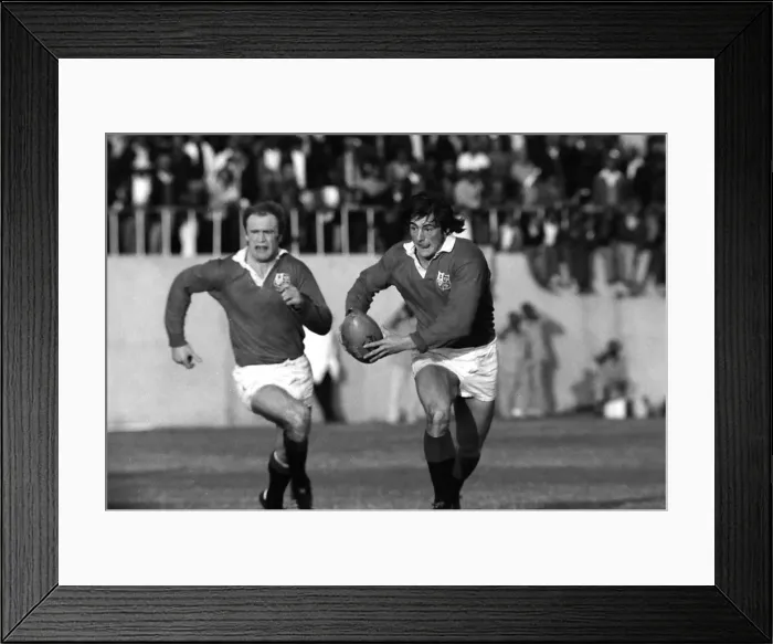 Framed Print : Andy Irvine - 1974 British Lions Tour to South Africa Framed Print : Andy Irvine - 1974 British Lions Tour to South Africa