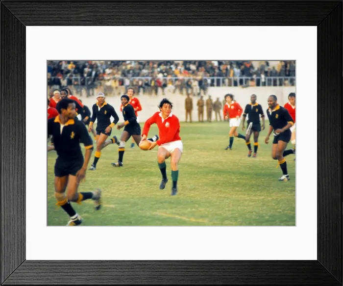 Framed Print : Andy Irvine - 1974 British Lions Tour to South Africa Framed Print : Andy Irvine - 1974 British Lions Tour to South Africa