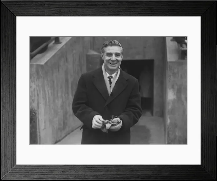 Framed Print : Ted Bates - Southampton manager