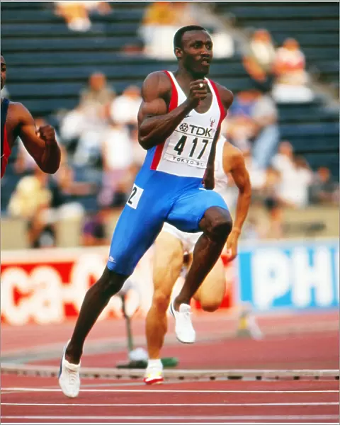 Linford Christie at the 1991 Tokyo World Championships