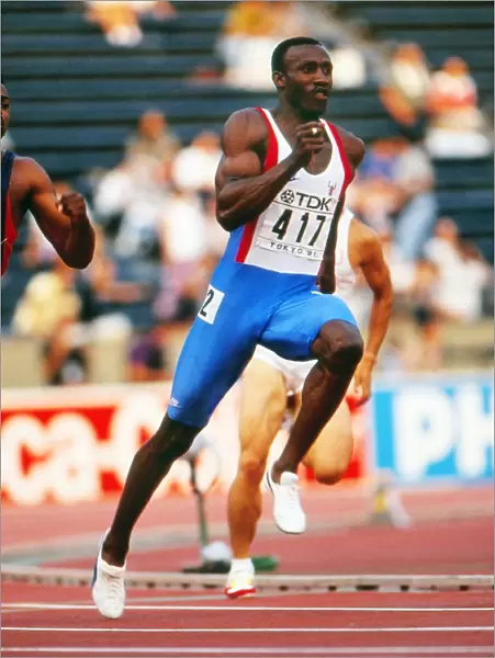 Linford Christie at the 1991 Tokyo World Championships