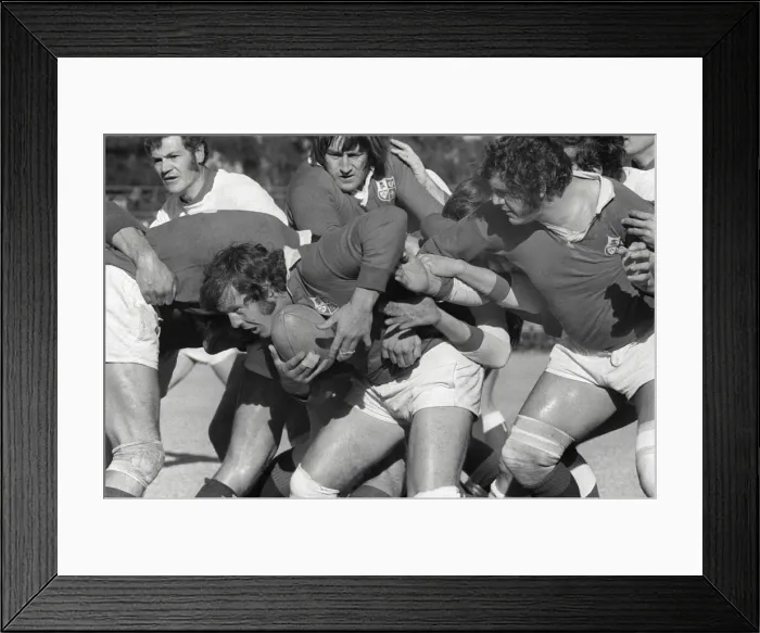 Framed Print : Stewart McKinney - 1974 British Lions Tour of South Africa Framed Print : Stewart McKinney - 1974 British Lions Tour of South Africa