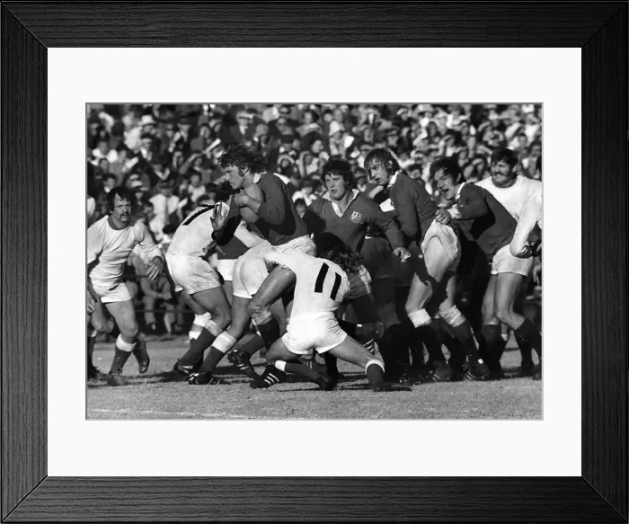 Framed Print : Andy Ripley - 1974 British Lions Tour to South Africa