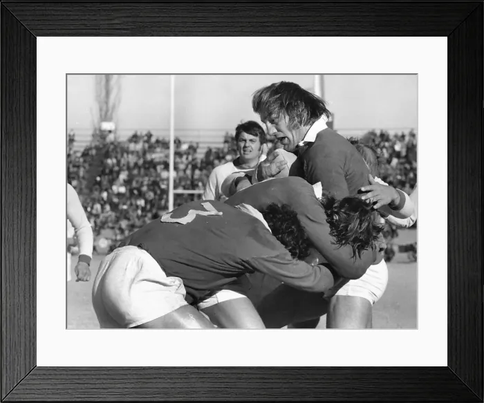 Framed Print : Roger Uttley - 1974 British Lions Tour to South Africa Framed Print : Roger Uttley - 1974 British Lions Tour to South Africa