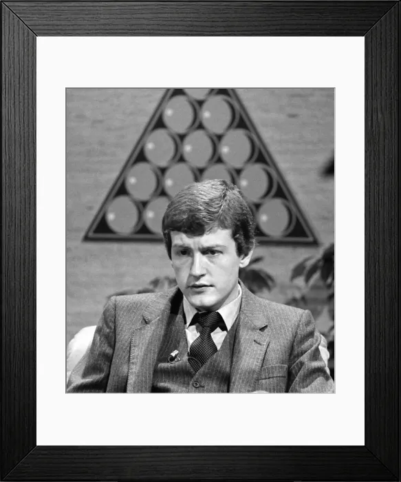 Framed Print : Steve Davis at the 1981 World Championship Framed Print : Steve Davis at the 1981 World Championship