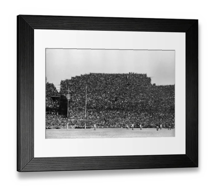 Framed Print : A packed stand at Ellis Park, Johannesburg, watches the last test between the Lions and South Africa in 1974 Framed Print : A packed stand at Ellis Park, Johannesburg, watches the last test between the Lions and South Africa in 1974