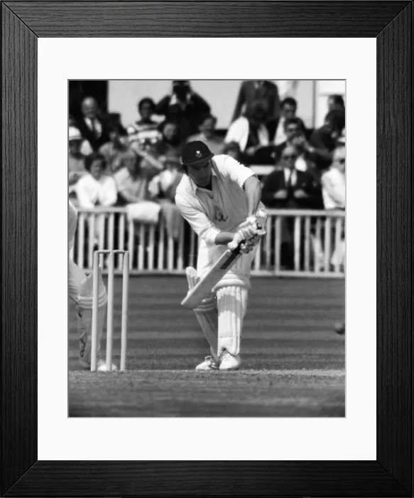 Framed Print : Tony Lewis plays for The Rest in 1974 Framed Print : Tony Lewis plays for The Rest in 1974