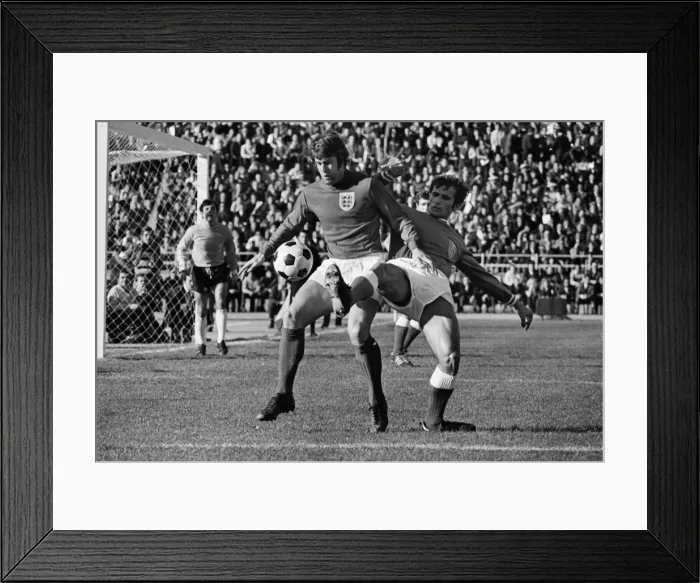 Framed Print : Geoff Hurst - England Framed Print : Geoff Hurst - England