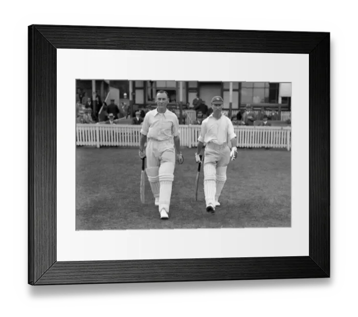 Framed Print : Jack Hobbs and Andy Sandham - Surrey Framed Print : Jack Hobbs and Andy Sandham - Surrey