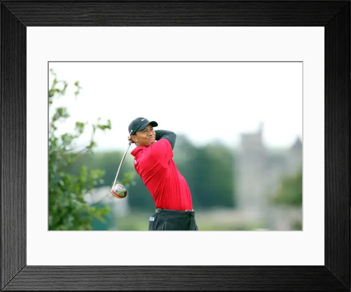 Framed Print : Tiger Woods - 2010 Open Championship