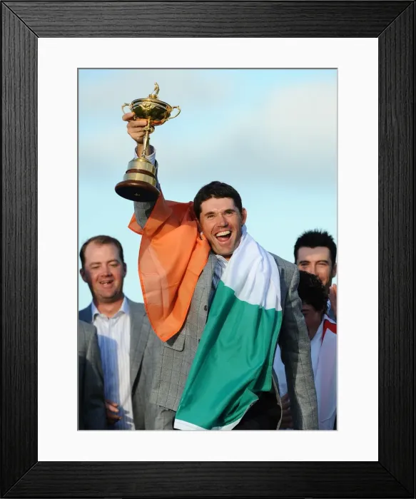 Framed Print : Padraig Harrington - 2010 Ryder Cup