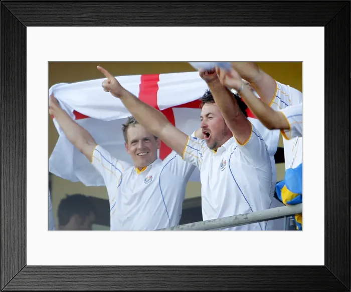 Framed Print : Luke Donald and Graeme McDowell celebrate - 2010 Ryder Cup Framed Print : Luke Donald and Graeme McDowell celebrate - 2010 Ryder Cup
