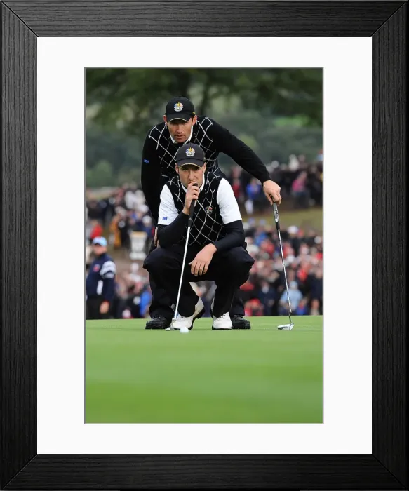 Framed Print : Ross Fisher and Padraig Harrington - 2010 Ryder Cup Framed Print : Ross Fisher and Padraig Harrington - 2010 Ryder Cup